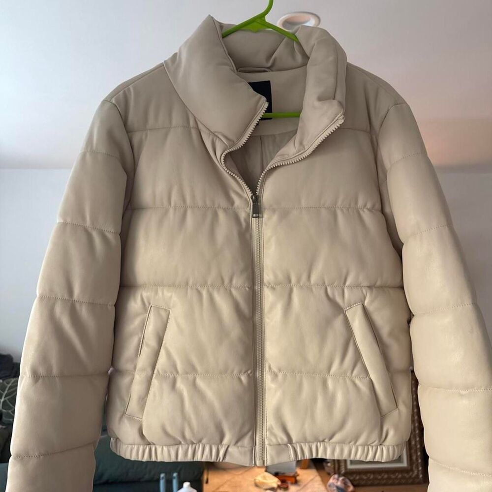 Sebby Women's Cream and Tan Jacket
